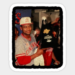 Jose Rijo in Cincinnati Reds Sticker